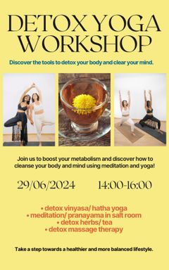 Detox yoga event cover