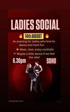 Ladies Social in London cover