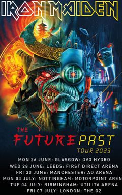The Future Past - Iron Maiden London pre-sale cover