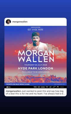 Morgan Wallen at BST on 4th of July cover