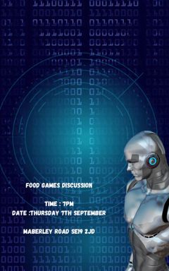 Hangout/ food/ discussion cover