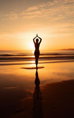 Sunrise Yoga at the Beach cover