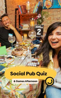 FREE Social Pub Quiz & Games Afternoon 💬🏆 cover