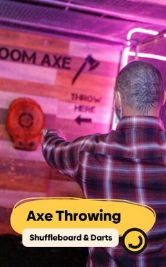 Axe Throwing, Shuffleboard & Darts Night 🎯 cover