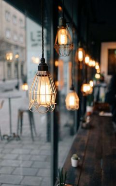 Improve English. Explore a new cafe. cover