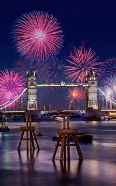 NYE Fireworks London - Green zone 7 cover