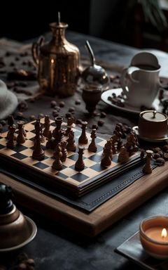 Chess Tournament at a Cozy Café cover