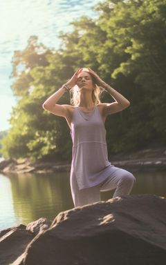 Sunset Yoga by the River cover