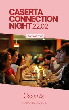 Caserta Connections Night @ Caserta Deli & Cafè cover