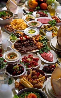 Lebanese food dinner (Mediterranean) tasting cover