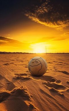 Sunset Volleyball by the Beach cover