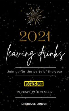 2021 Leaving Drinks cover