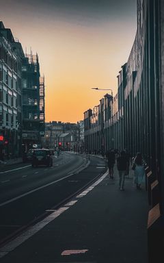 Sunset walk central London cover