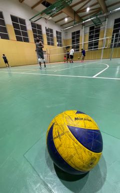 Volleyball indoor cover