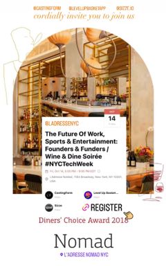 The Future Of Work, Entertainment & Sport Soirée cover