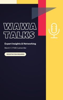 WaWa talks + networking cover