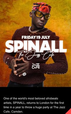 DJ Spinall and guests at the Jazz Cafe cover