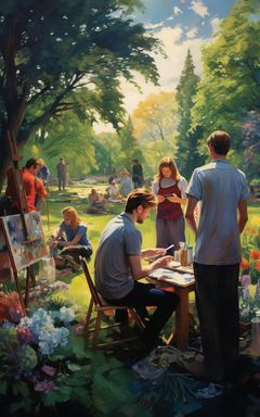 Outdoor Painting Workshop in Łazienki Park cover