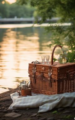 Enjoying a Sunset Picnic by the Thames cover