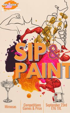 Sip & paint with live models cover