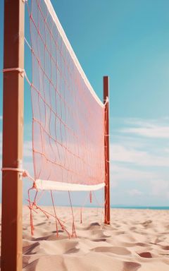 Beach Volleyball Fun at Brighton Beach cover