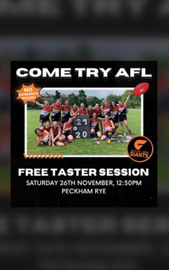 Aussie Rules Taster Session cover