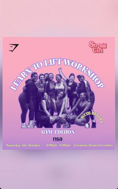 Strong Girl x Gymshark Learn to Lift Workshop cover
