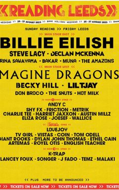 Imagine Dragons at Reading Featival cover