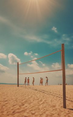 Beach Volleyball Fun at West Wittering cover