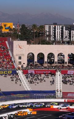 NASCAR racing LA coliseum cover