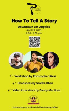 Storytelling Workshop & Free Headshots cover