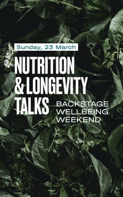 Nutrition & Longevity Talks cover
