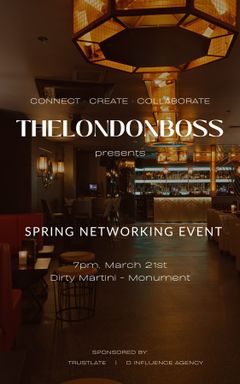 THELONDONBOSS Networking Event cover