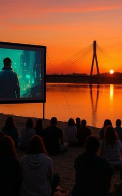 Sunset Movie & Networking на берегу Вислы cover