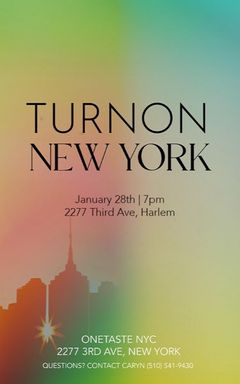 TurnON NYC cover