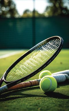 Girls play Tennis