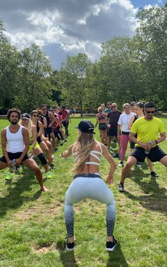 HIIT WORKOUT + VOLEYBALL IN HYDE PARK cover