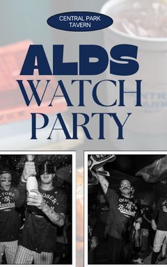 ALDS WATCH PARTY cover