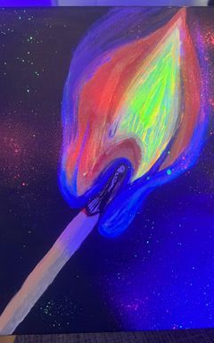 Neon Sip and Paint: Matchstick edition cover