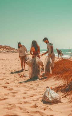 Volunteer Cleanup at Local Beach cover