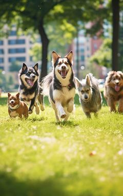 Pet Meetup at a Local Dog Park cover