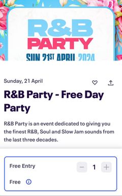 Free RNB party cover