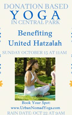 ✨DONATION BASED✨ Yoga in Central Park for Israel🇮🇱 cover