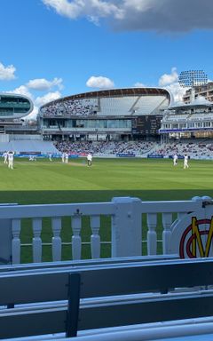 Going to watch a cricket match at Lord's cover