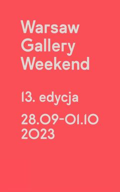 Warsaw Gallery Weekend cover