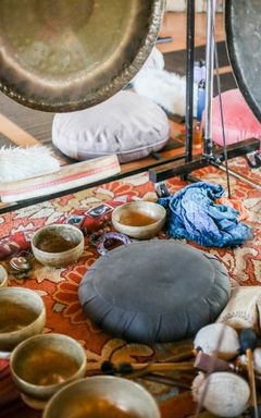 Whispers of Calm: Candlelight Yoga and Sound Bath cover