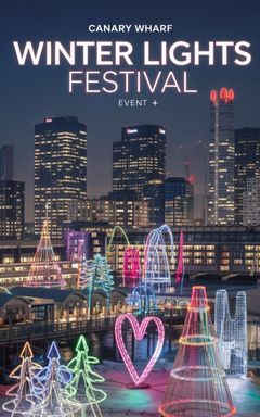 Canary Wharf - Winter Lights festival cover