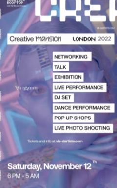 CREATIVE MANSION "4 rooms" London party cover