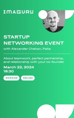 Startup Networking Event cover