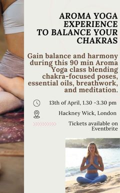✨Aroma Yoga Experience to Balance your Chakras🌿 cover